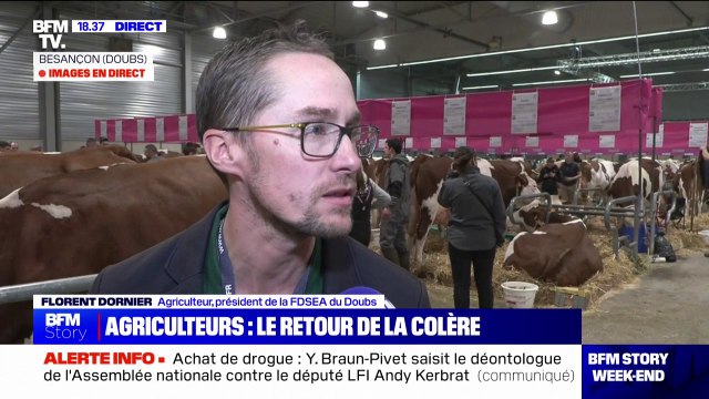 Florent Dornier (FDSEA): On ne laissera pas des viandes qui ne respectent pas les standards français et européens arriver sur notre territoire