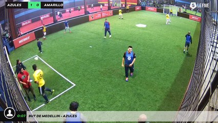 But de Medellin - azules