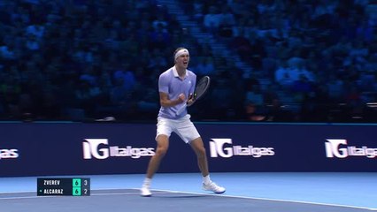 Zverev books ATP Finals semi-final spot with thrilling Alcaraz win