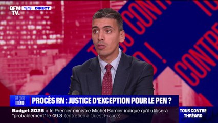 Inéligibilité requise contre Marine Le Pen: "C'est une décision absolument normale en droit", affirme l'avocat Mourad Battikh
