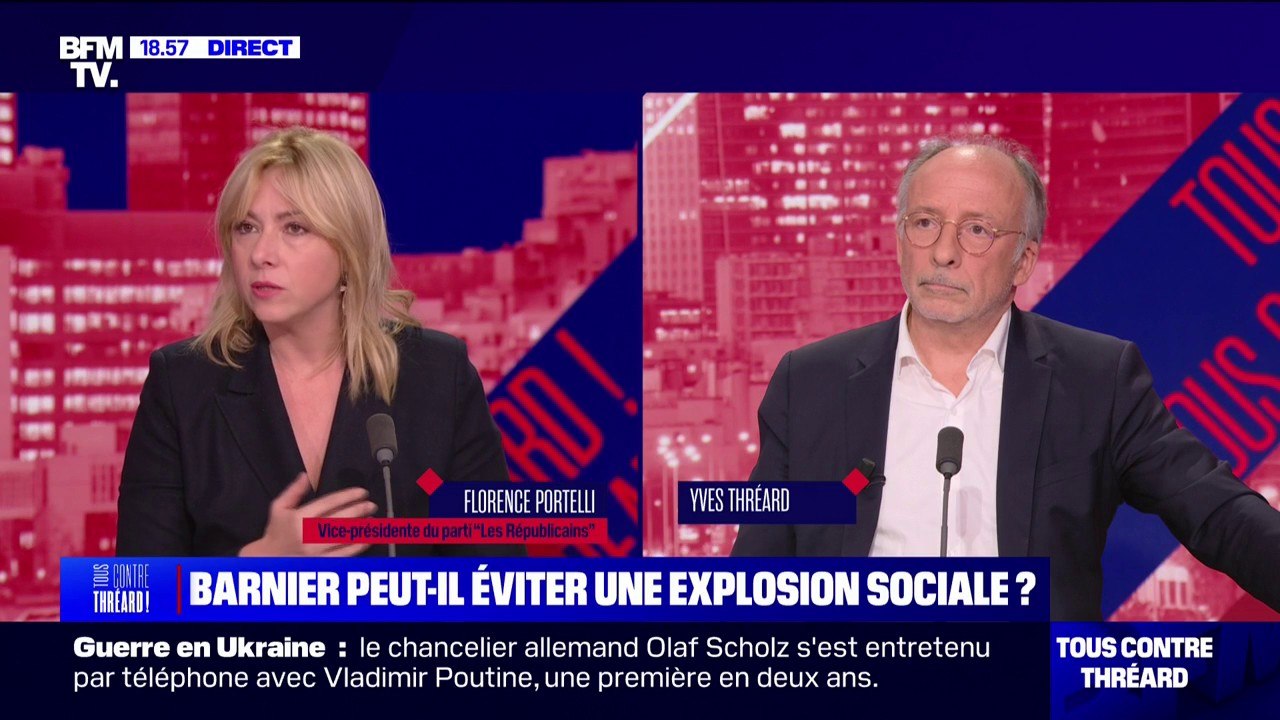 Mouvements sociaux: "Ce n'est pas Michel Barnier qui est responsable de tout ce qu'il s'est passé avant", affirme Florence Portelli (LR)