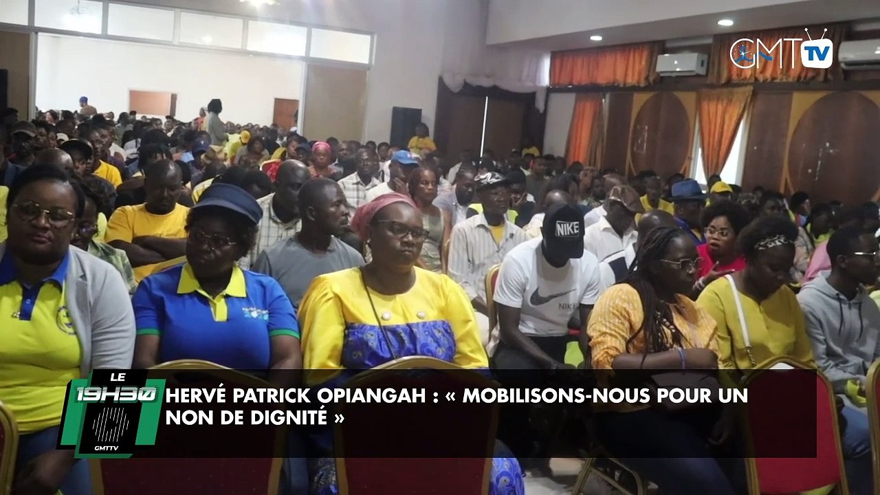 [#Reportage] Hervé Patrick Opiangah : « mobilisons-nous pour un Non de dignité »