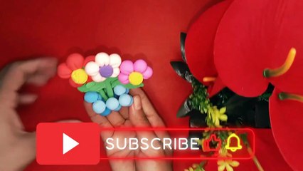 Crafting a Flower Showpiece with Air Dry Clay