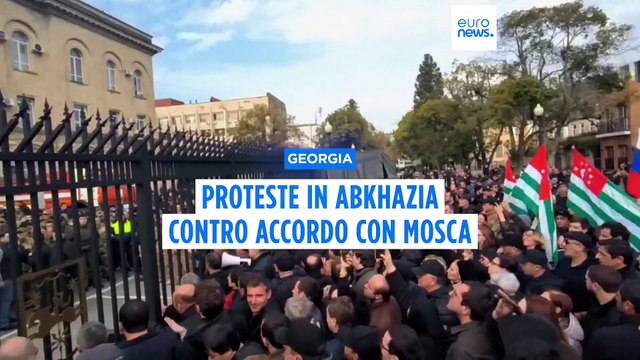 Georgia, proteste in Abkhazia contro accordo con Mosca: almeno 8 feriti
