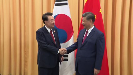 한중 정상회담 개최‥윤 대통령 "러-북 대응해 한중 협력 기대" / YTN