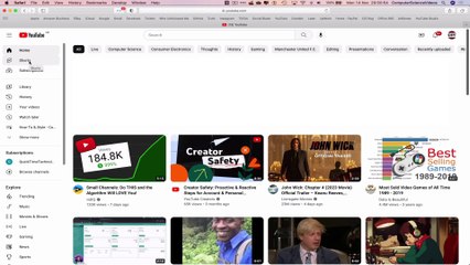 How to LOCATE the YouTube Shorts Tab On YouTube Using a Mac - Basic Tutorial | New