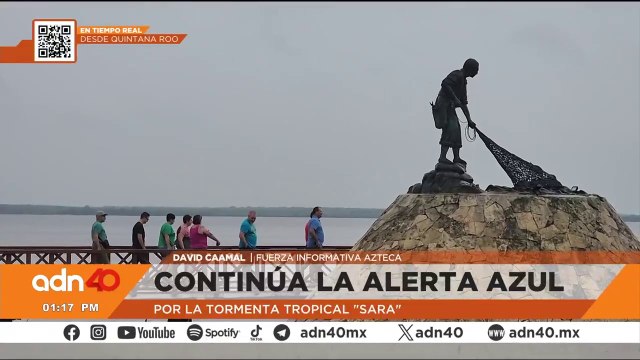 Quintana Roo en Alerta Azul por la tormenta tropical Sara