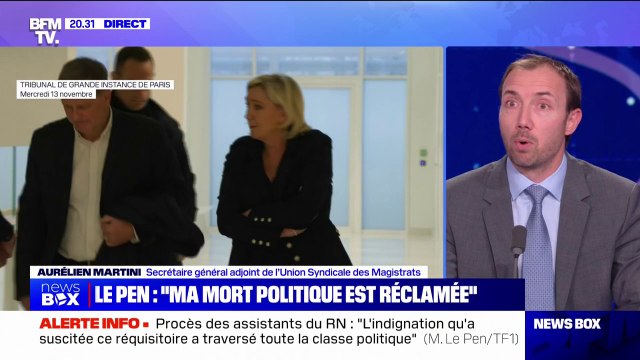 Inéligibilité requise contre Marine Le Pen: Ce n'est pas un acte politique, c'est un acte juridictionnel , affirme le magistrat et syndicaliste Aurélien Martini