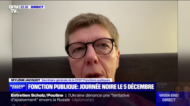 Grève dans la Fonction publique: Depuis plusieurs semaines, on enchaîne les annonces négatives avec le ministre Kasbarian , déplore Mylène Jacquot (CFDT)