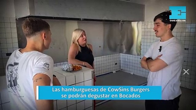 Las hamburguesas de CowSins Burgers se podrán degustar en Bocados
