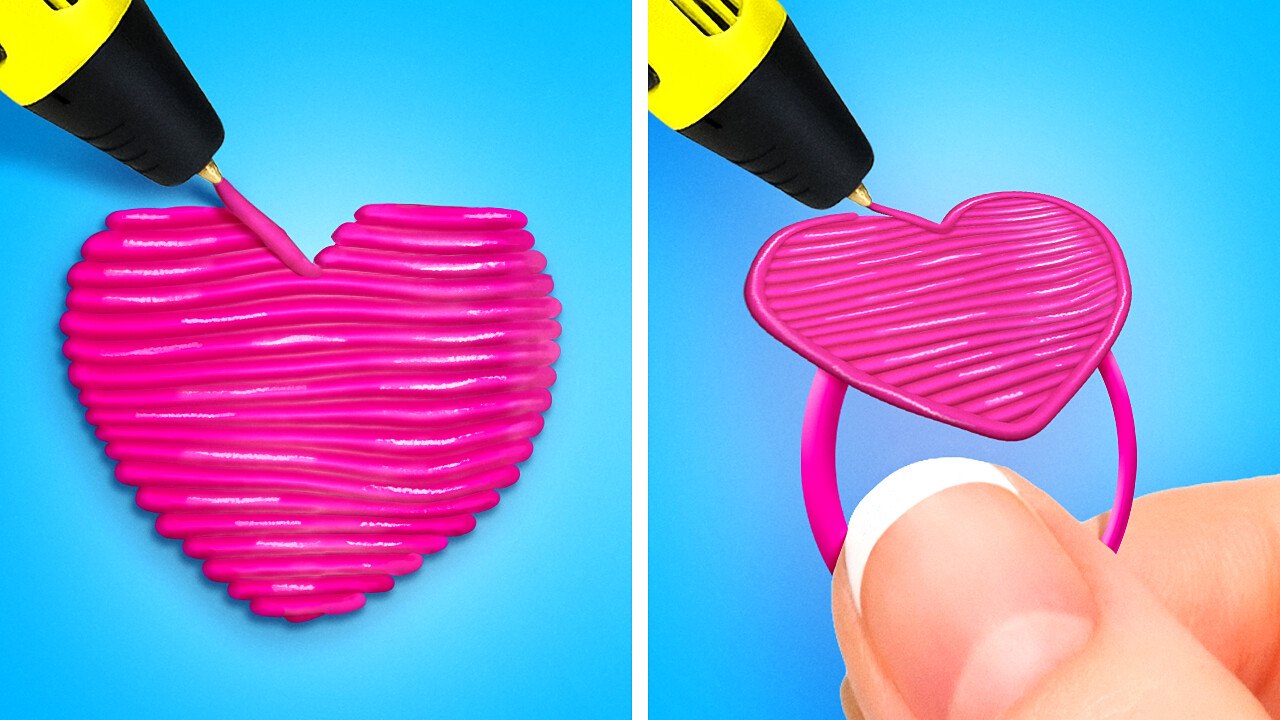 IDÉES INCROYABLES DE BRICOLAGE ET ASTUCES UTILES AVEC UN STYLO 3D 💍