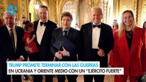 Trump promete terminar con las guerras en Ucrania y Oriente Medio con un ejército fuerte