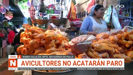 Avicultores no acatarán paro