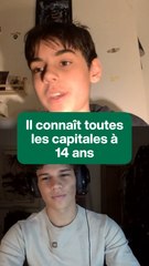 Il connaît toutes les capitales et drapeaux du monde à 14 ans
