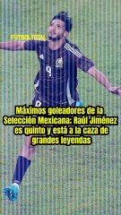 ¿Cuáles son los máximos goleadores de la Selección Mexicana?