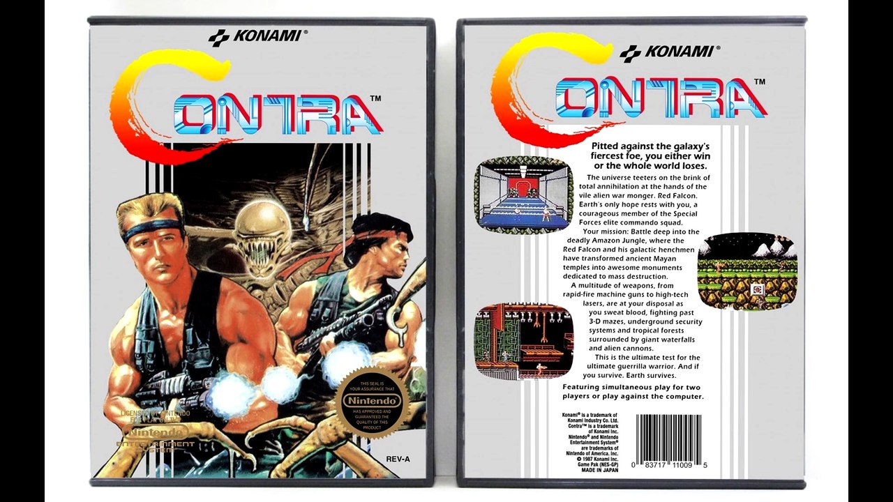 Contra (NES) Stage 1 Jungle Theme
