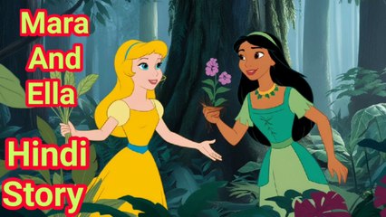 The Mara And Ella Hindi Story, Hindi Best stories, Very Nice Story , Bedtime Stories, ♥️🌝🌜