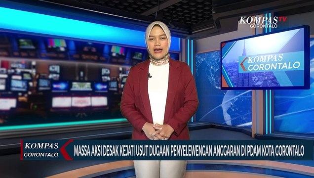 Puluhan Massa Aksi Desak Kejati Usut Dugaan Penyelewengan Anggaran di PDAM Kota Gorontalo