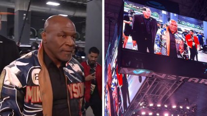 Mike Tyson llega a enfrentar a Jake Paul y así explota el A&T Stadium
