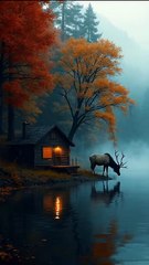 #Colorful View Deer House