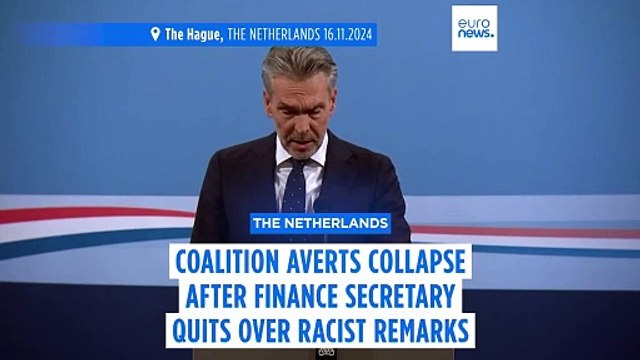 Dutch coalition averts collapse after Finance Secretary quits over racist remarks