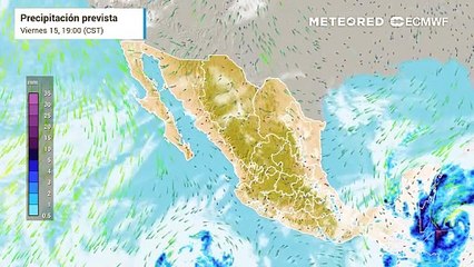 Las lluvias aumentarán en México por la tormenta tropical Sara, una DANA y nuevo posible ciclón