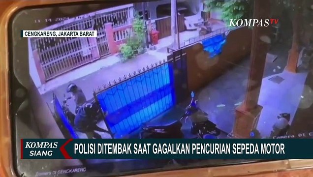 Polisi Ditembak Maling saat Gagalkan Pencurian Sepeda Motor di Jakarta Barat