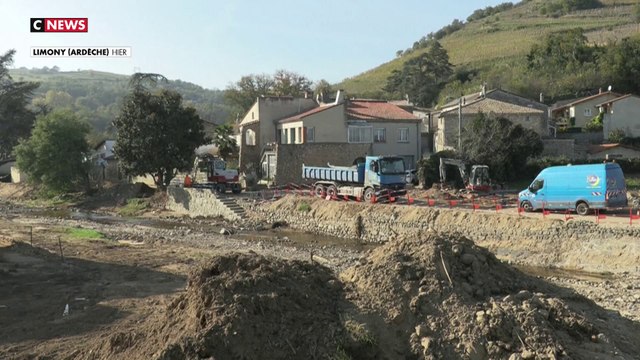 Ardèche : la commune la plus touchée par les inondations continue à tout reconstruire