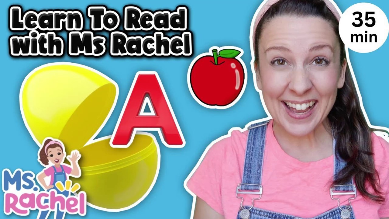 Baby Learn with Ms Rachel - Phonics Song - Learn to Read - Preschool Learning - Kids Songs & Videos