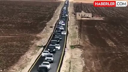 Ahmet Türk'ü ziyaret eden İmamoğlu'nun Mardin'e girişi olay oldu