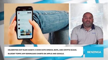 Celebrities Exit Elon Musk's X Over Hate-Speech, Bots, And Crypto Scams. Bluesky Topps App Download Charts On Apple And Google.