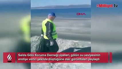 Salda Gölü'nden gelen son görüntü şaşkına çevirdi! 3 ayda bu hale geldi