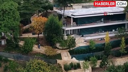 Üsküdar'daki Kaçak Villa İnşaatı Havadadan Görüntülendi