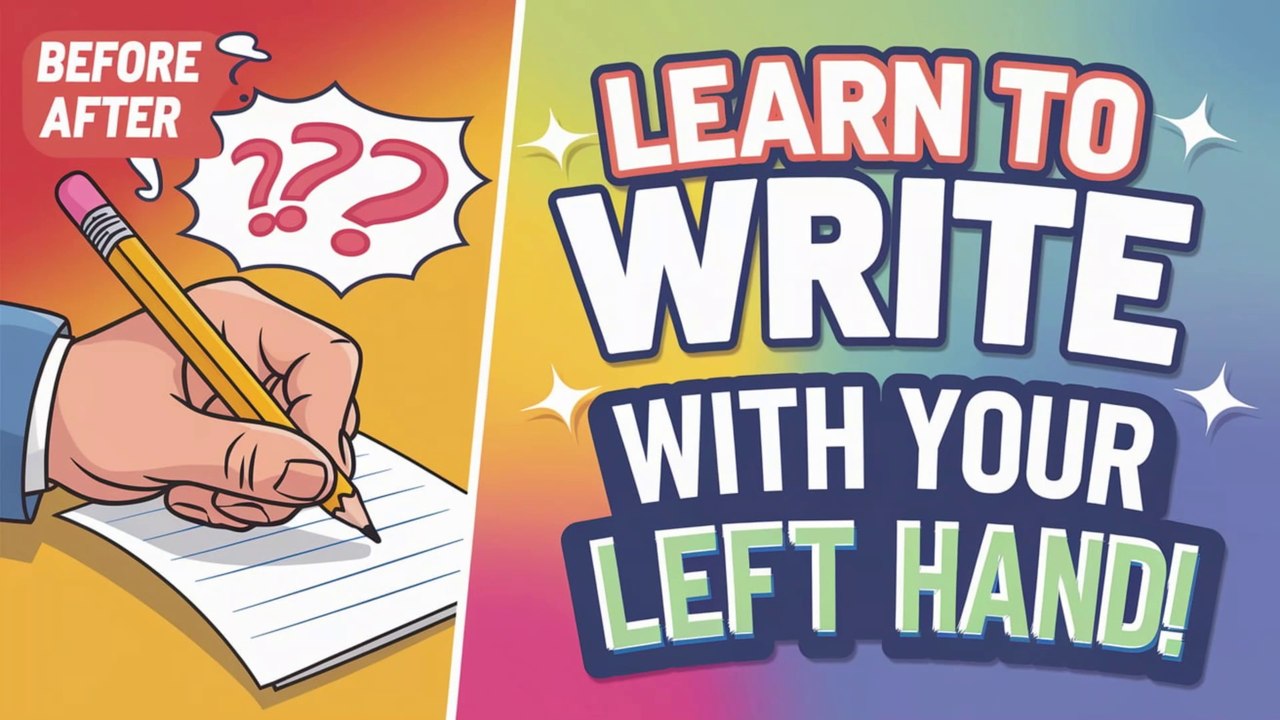 How to Perfectly write with your Left Hand withing one week | in Hindi