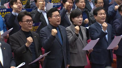 민주, 국회의원·지역위원장 비상 연석회의 "이재명과 끝까지 싸울 것" / YTN