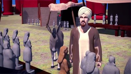 عندما دعى يونس الله ان يشفى زوجة ملك المشركين بالله  #يونس_عليه_السلام