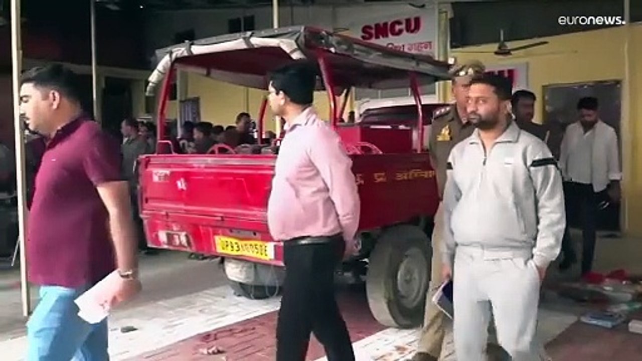حريق في مستشفى شمال الهند يتسبب في مقتل 10 أطفال حديثي الولادة وإصابة 16 آخرين
