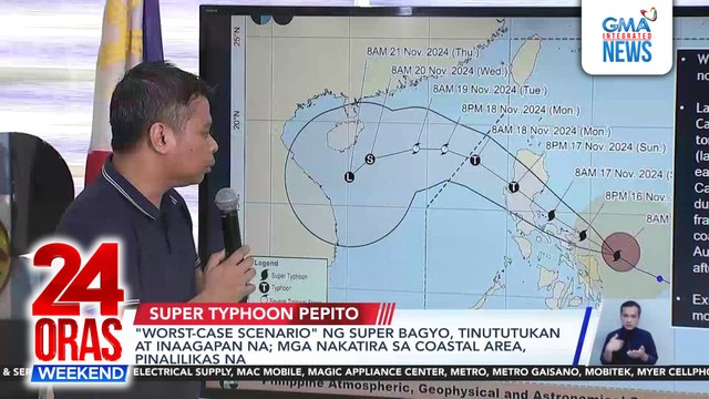 Worst-case scenario ng Super Bagyo, tinututukan at inaagapan na; Mga nakatira sa coastal area, pinalilikas na | 24 Oras Weekend