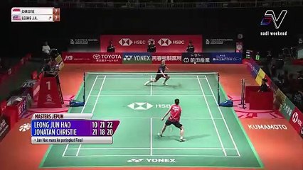 Leong Jun Hao cipta sensasi mara ke final Masters Jepun