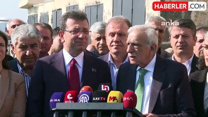 İmamoğlu'dan Ahmet Türk'e Destek Ziyareti... İmamoğlu: "Bu Dönemi Hiç Kimse Unutmayacak"