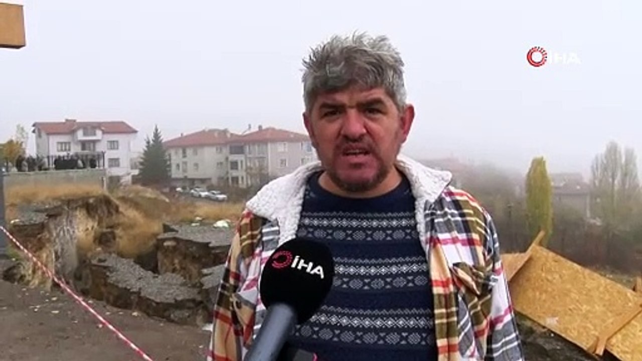 Ankara'da toprak kayması: 10 katlı apartman boşaltıldı