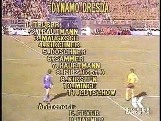 1988-89 UEFA Cup - Victoria Bucharest v. Dynamo Dresden