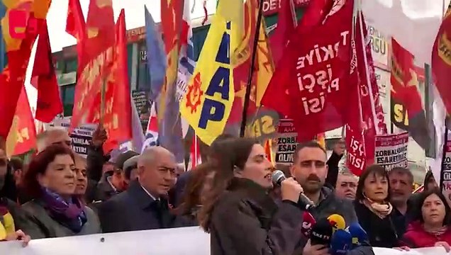 Görevden alınan ve yerine kayyım atanan Batman Belediye Eşbaşkanı Gülistan Sönük Esenyurt'ta konuştu