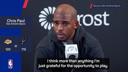 Paul grateful for his opportunity after reaching 12,000 NBA assists