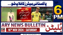 ARY News 6 PM News Bulletin | 16th Nov 2024 | Australia Beat Pakistan - T20 Series Update