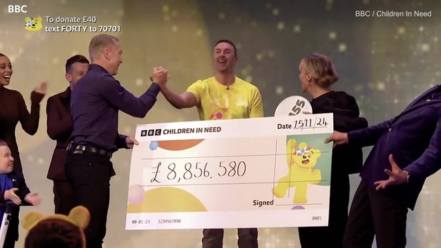Paddy McGuinness speechless as Chris Hoy reveals comedian’s Children In Need bike ride total