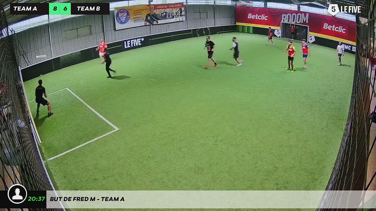 But de Fred M - Team A