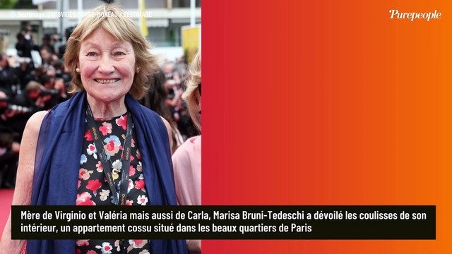 Marisa Bruni-Tedeschi, la maman de Carla Bruni, vit dans un appartement cossu du VIIIe arrondissement de Paris où règne un désordre terrible