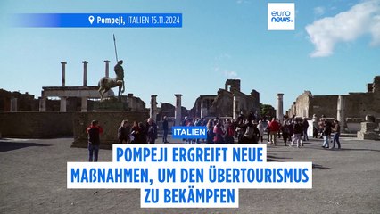 Ende des Massentourismus: Was wird anders in Pompeji in Italien?