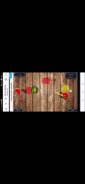 I played Cut fruits unity 3D game